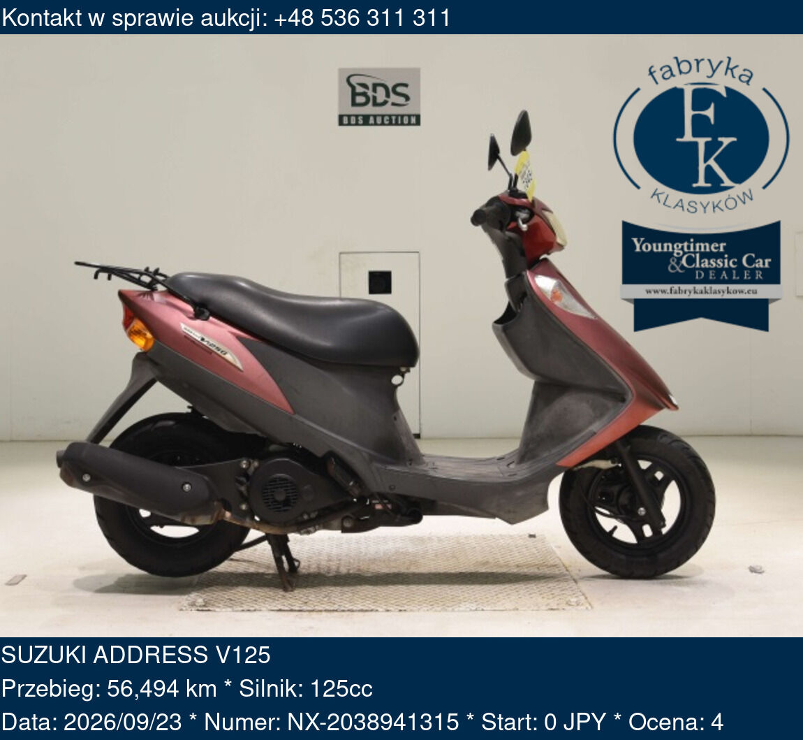 SUZUKI ADDRESS V125  - zdjęcie 2