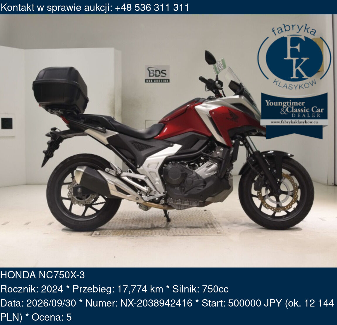 HONDA NC750X-3 2024 - zdjęcie 2