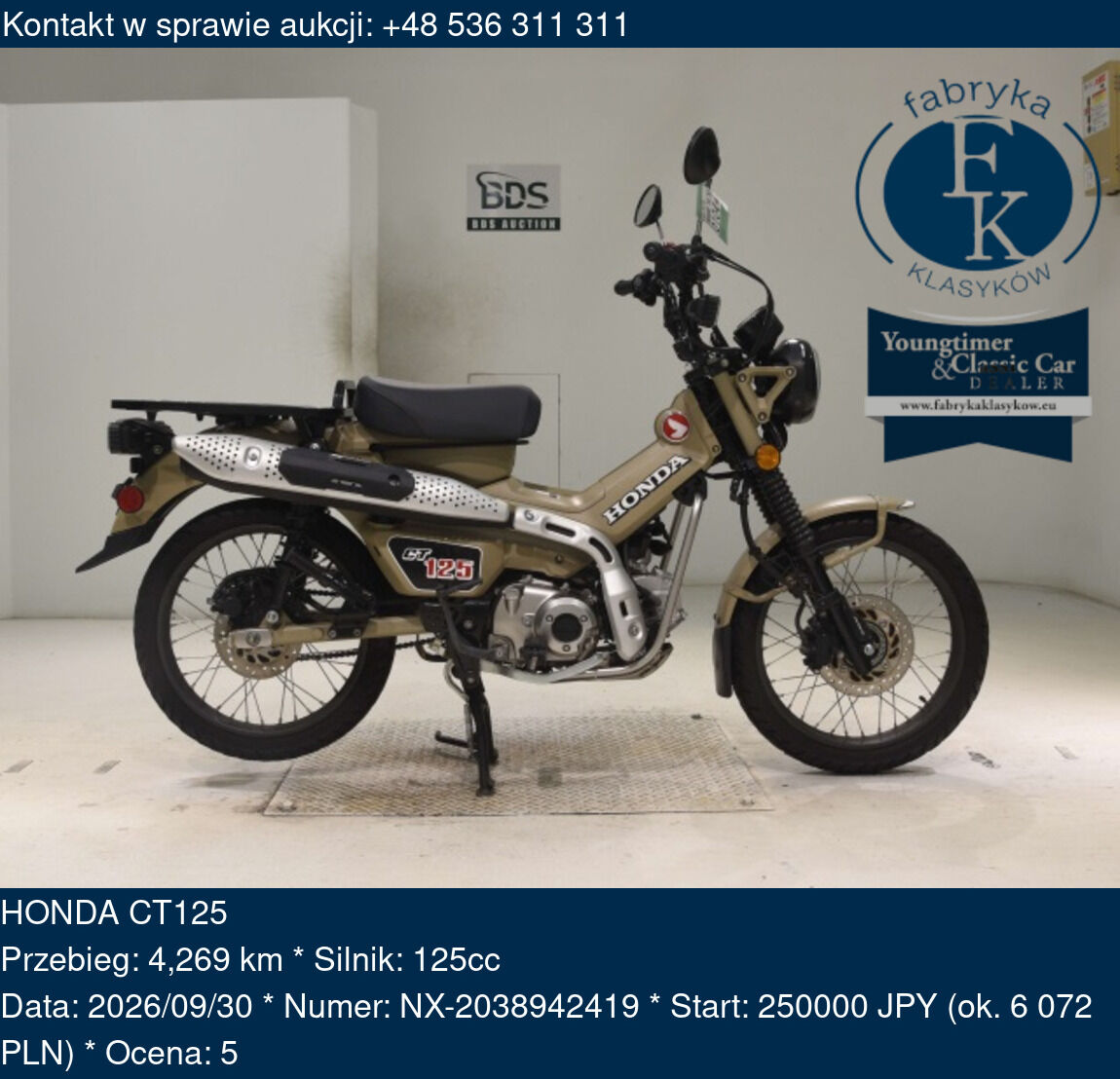 HONDA CT125  - zdjęcie 2