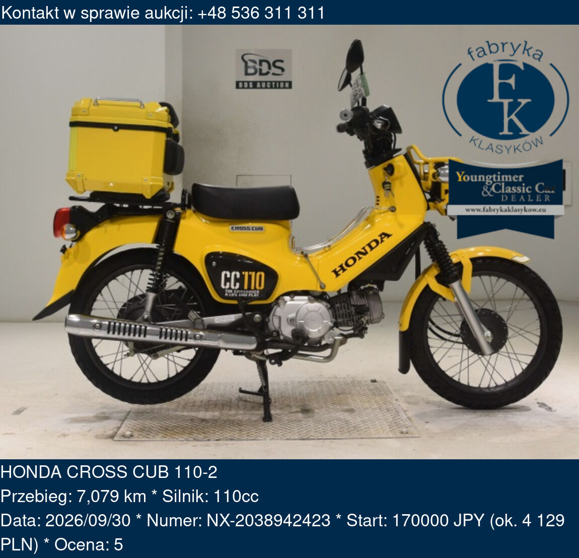 HONDA CROSS CUB 110-2  - zdjęcie 2