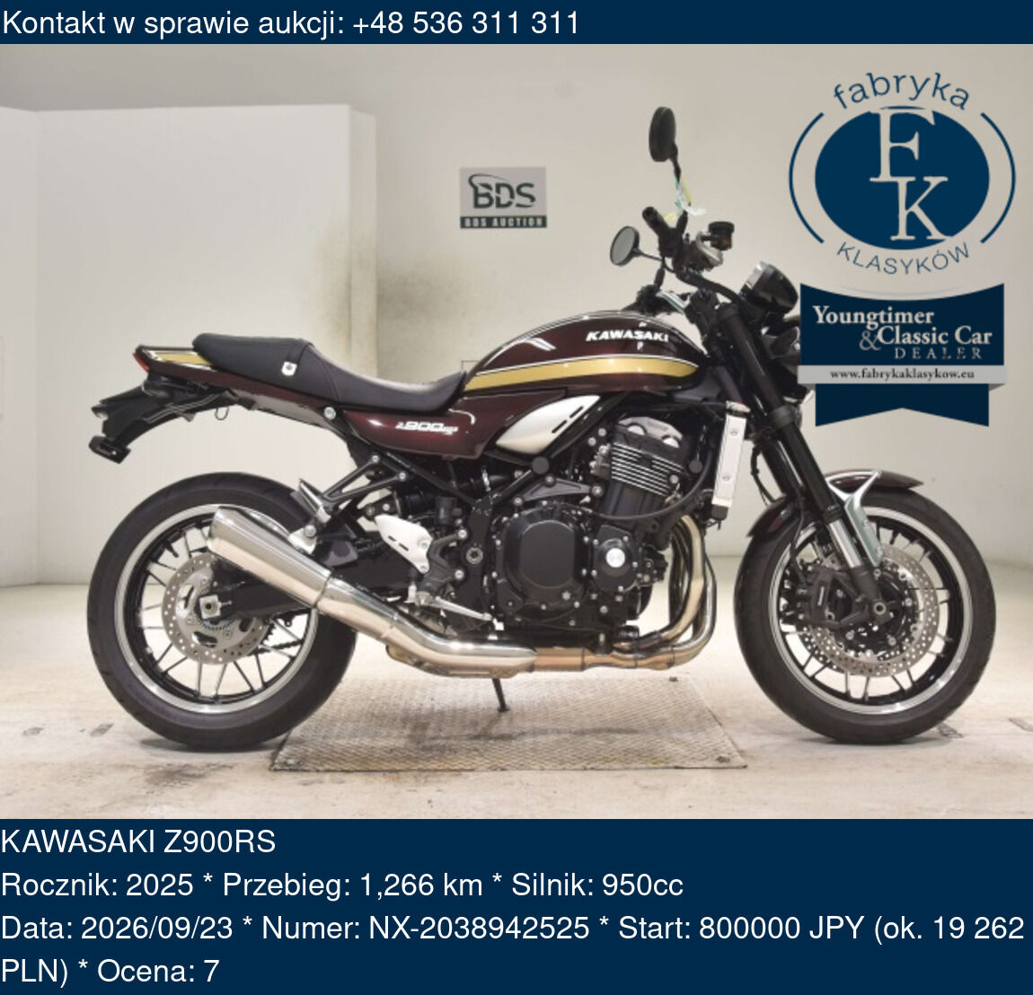 KAWASAKI Z900RS 2025 - zdjęcie 2