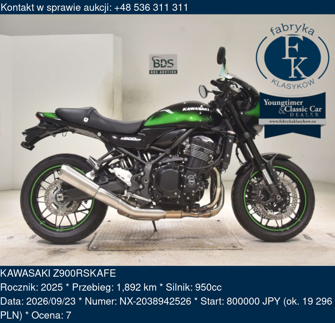 KAWASAKI Z900RSKAFE 2025 - zdjęcie 2