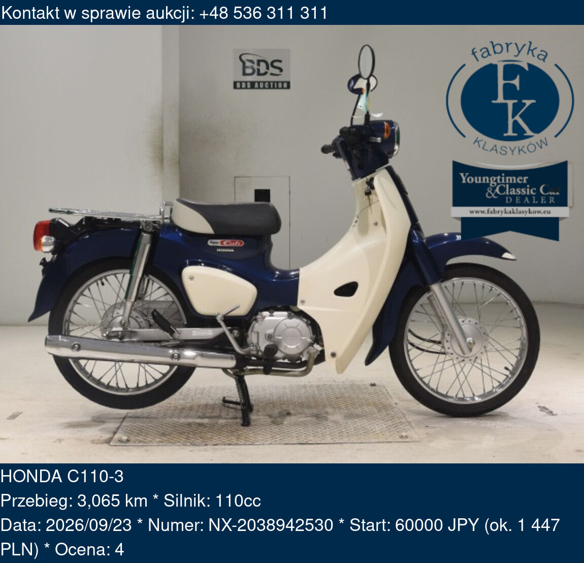 HONDA C110-3  - zdjęcie 2