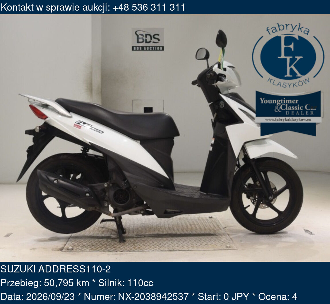 SUZUKI ADDRESS110-2  - zdjęcie 2