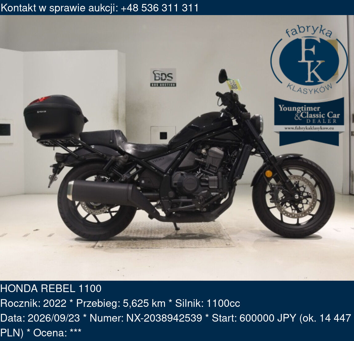 HONDA REBEL 1100 2022 - zdjęcie 2