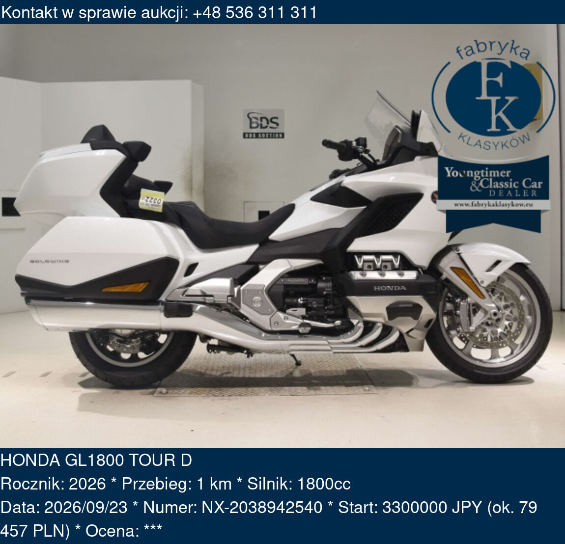 HONDA GL1800 TOUR D 2026 - zdjęcie 2