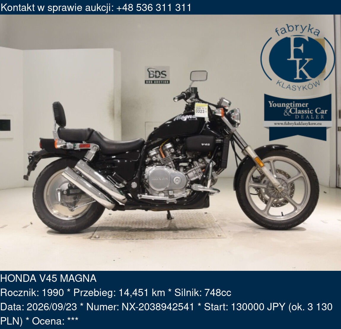 HONDA V45 MAGNA 1990 - zdjęcie 2