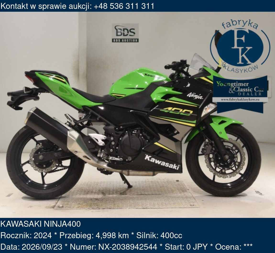 KAWASAKI NINJA400 2024 - zdjęcie 2