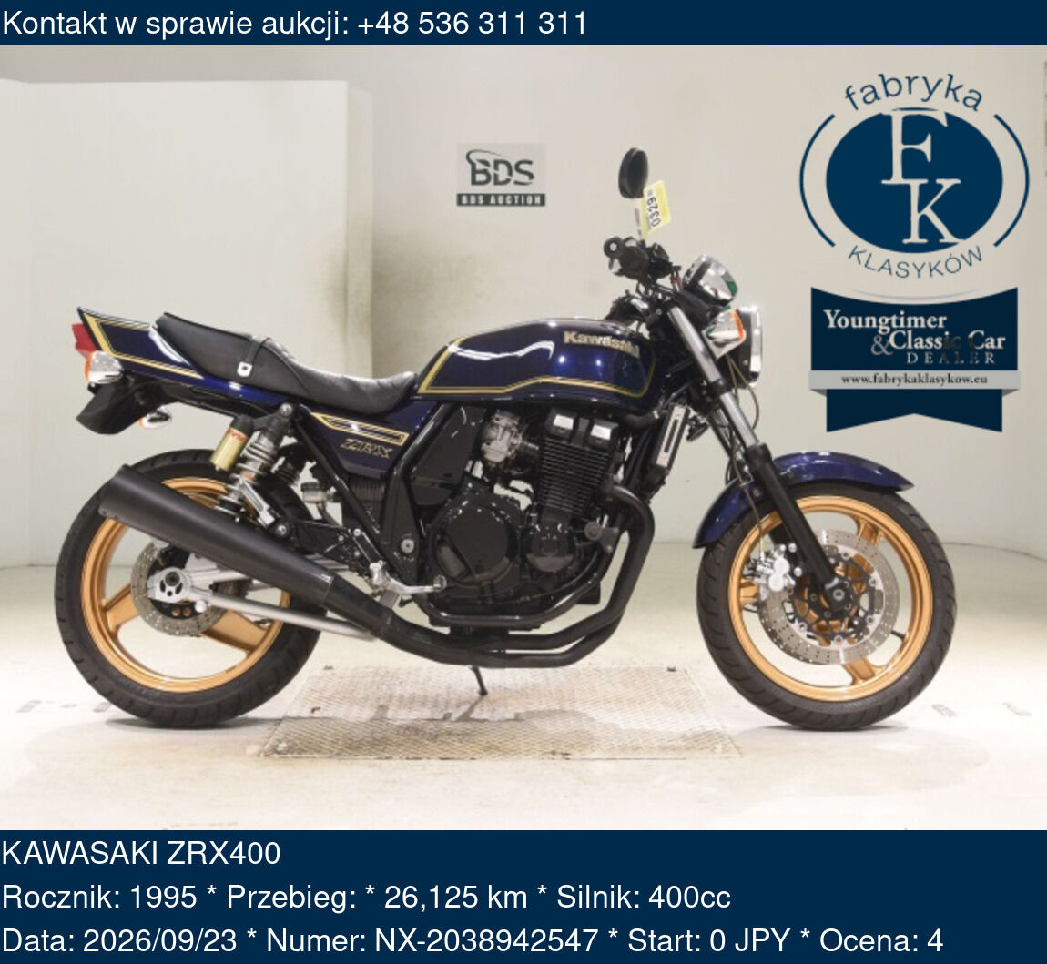KAWASAKI ZRX400 1995 - zdjęcie 2