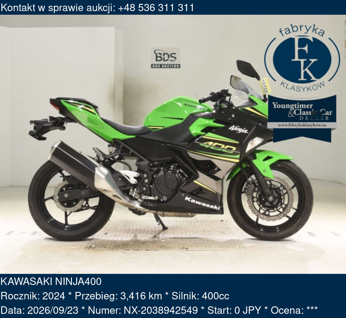KAWASAKI NINJA400 2024 - zdjęcie 2