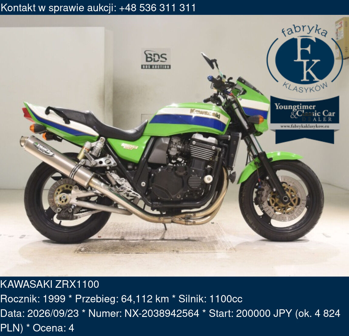 KAWASAKI ZRX1100 1999 - zdjęcie 2