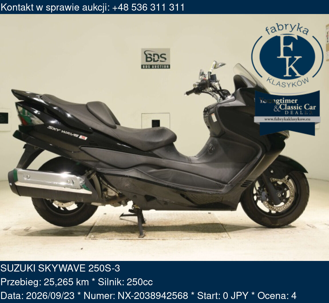 SUZUKI SKYWAVE 250S-3  - zdjęcie 2