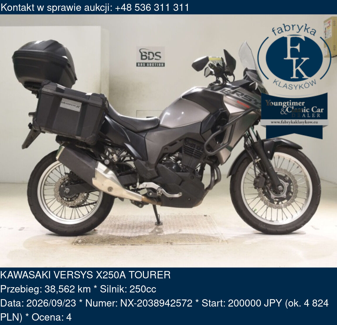 KAWASAKI VERSYS X250A TOURER  - zdjęcie 2