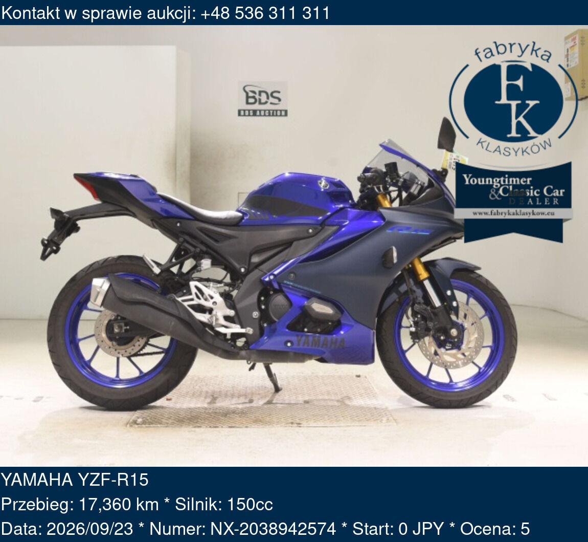 YAMAHA YZF-R15 - zdjęcie 2