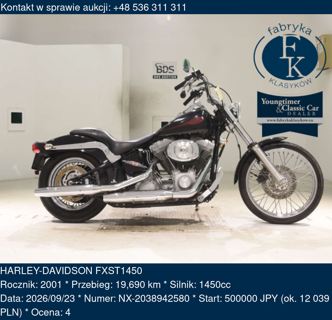 HARLEY-DAVIDSON FXST1450 2001 - zdjęcie 2