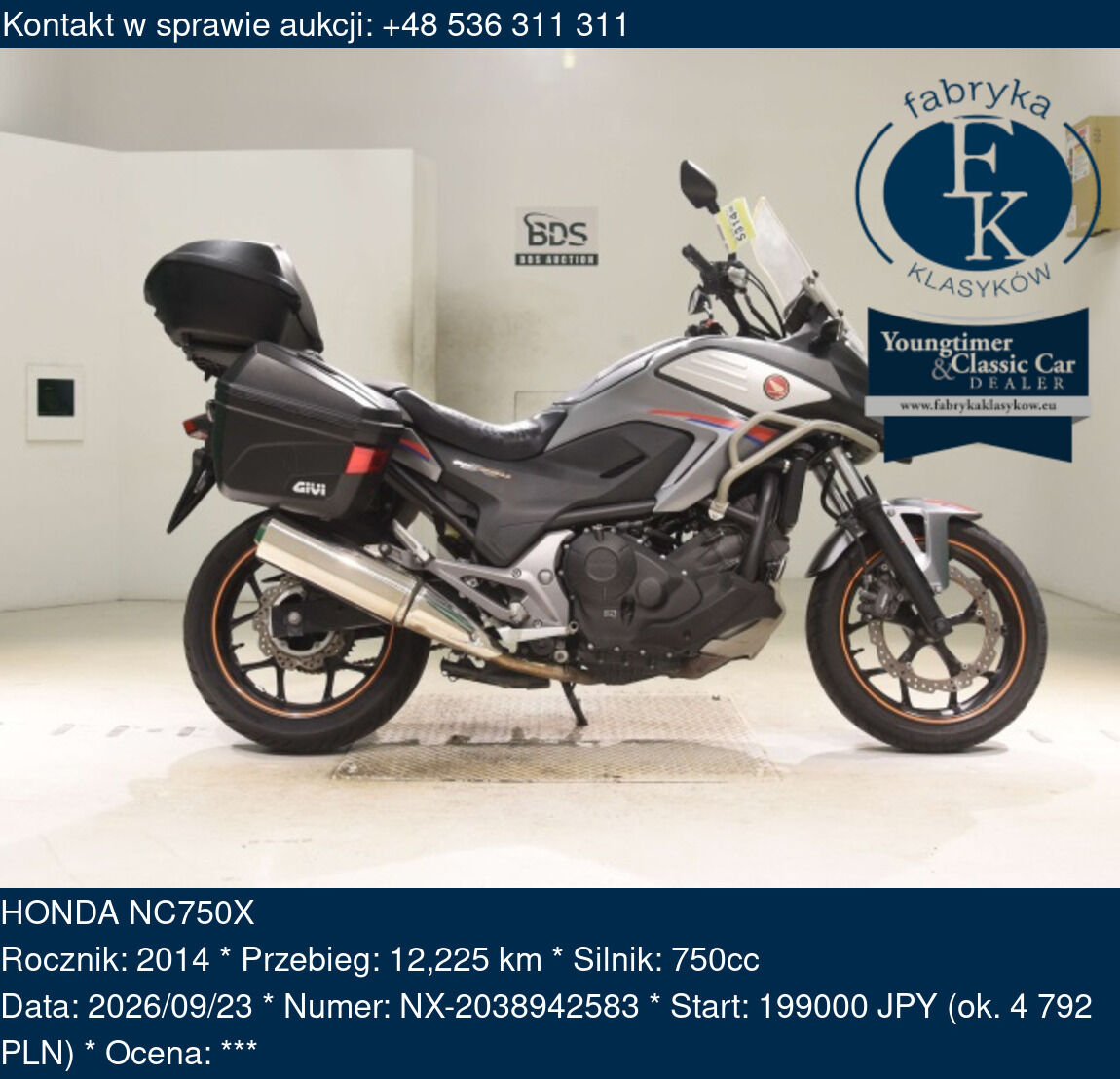 HONDA NC750X 2014 - zdjęcie 2