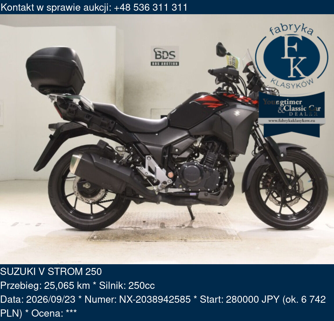 SUZUKI V STROM 250 - zdjęcie 2
