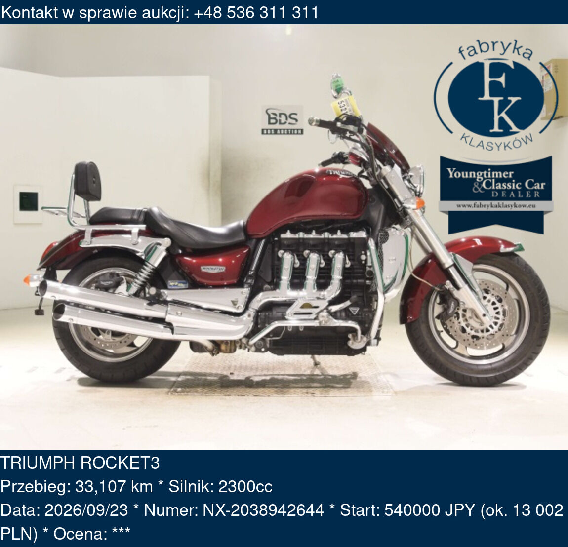 TRIUMPH ROCKET3 - zdjęcie 2