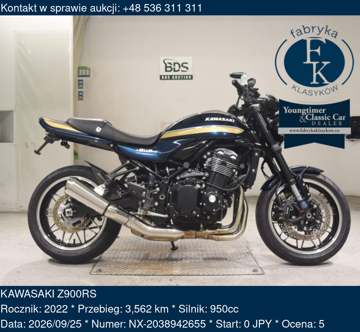 KAWASAKI Z900RS 2022 - zdjęcie 2