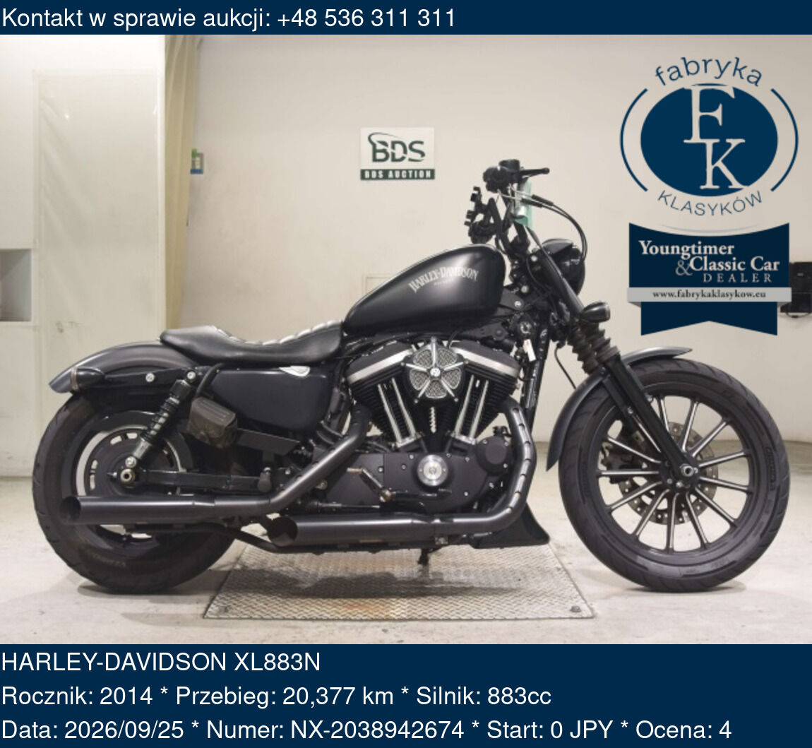 HARLEY-DAVIDSON XL883N 2014 - zdjęcie 2