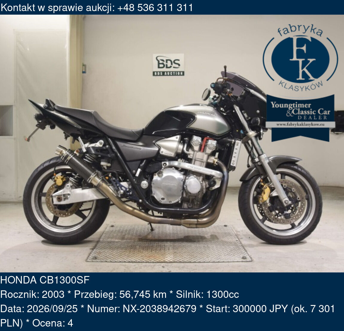 HONDA CB1300SF 2003 - zdjęcie 2