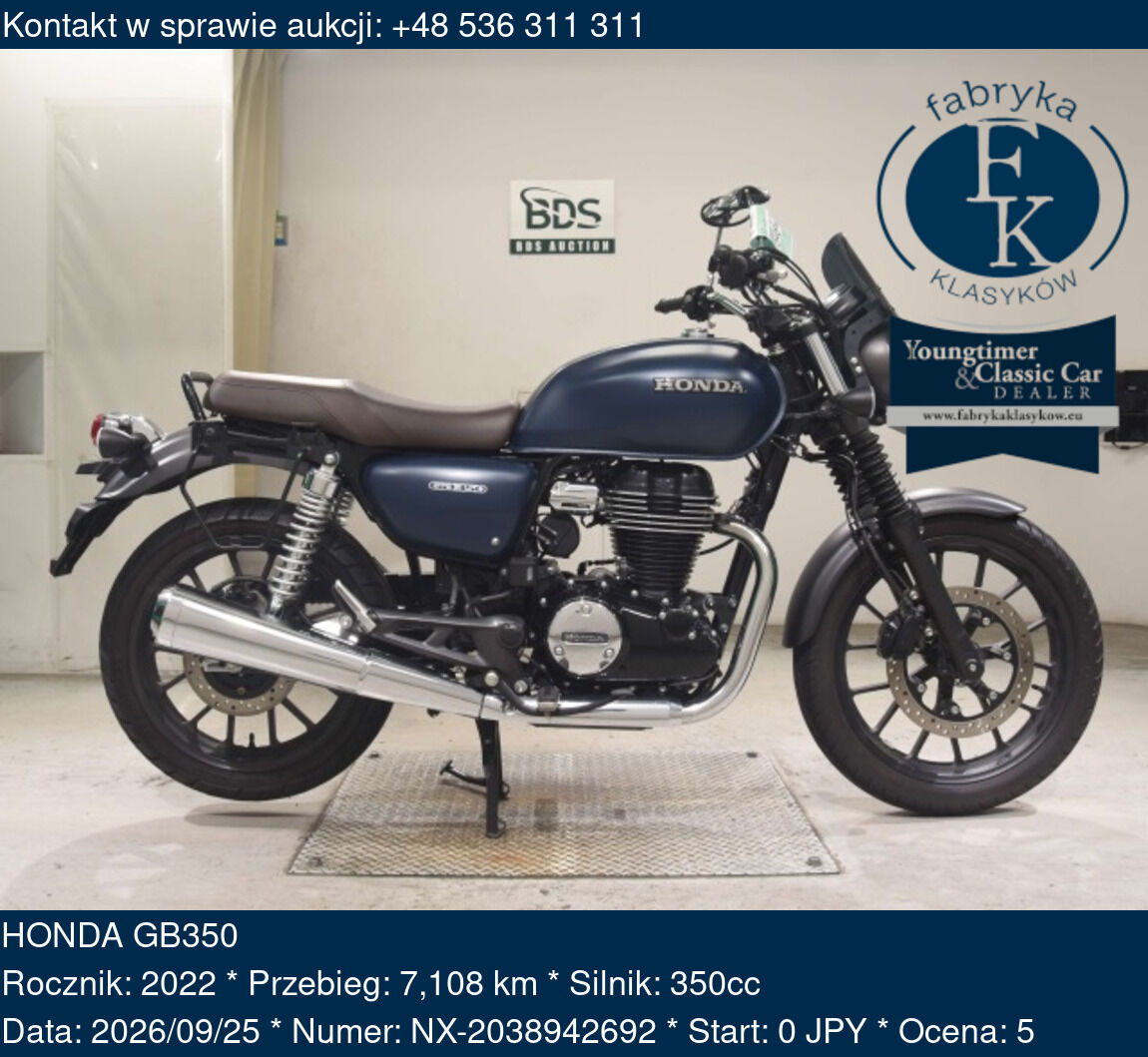 HONDA GB350 2022 - zdjęcie 2