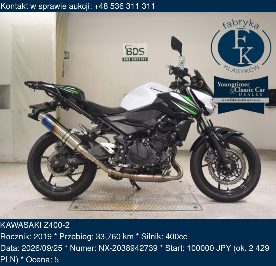 KAWASAKI Z400-2 2019 - zdjęcie 2