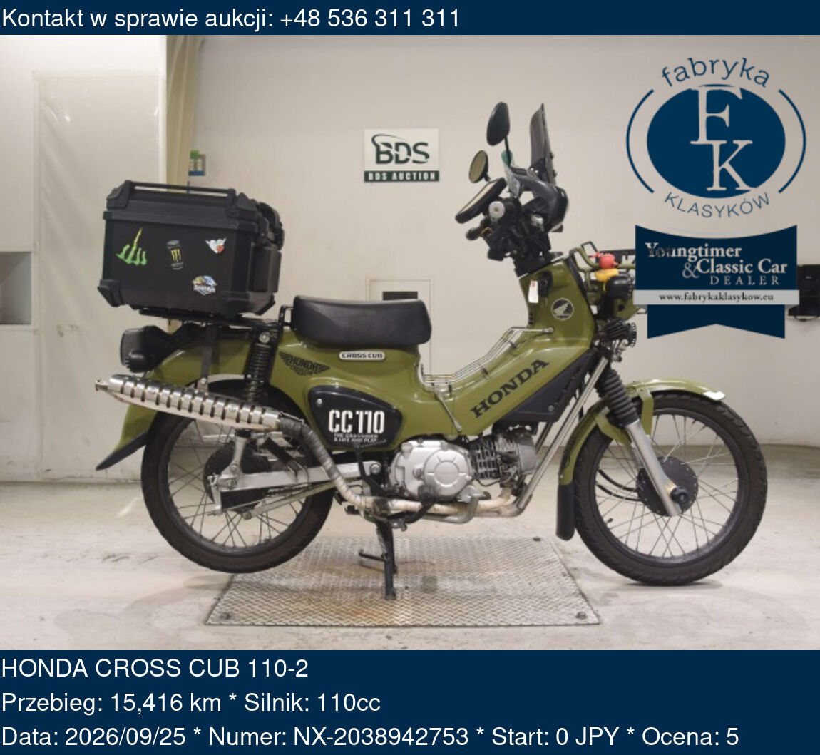 HONDA CROSS CUB 110-2  - zdjęcie 2