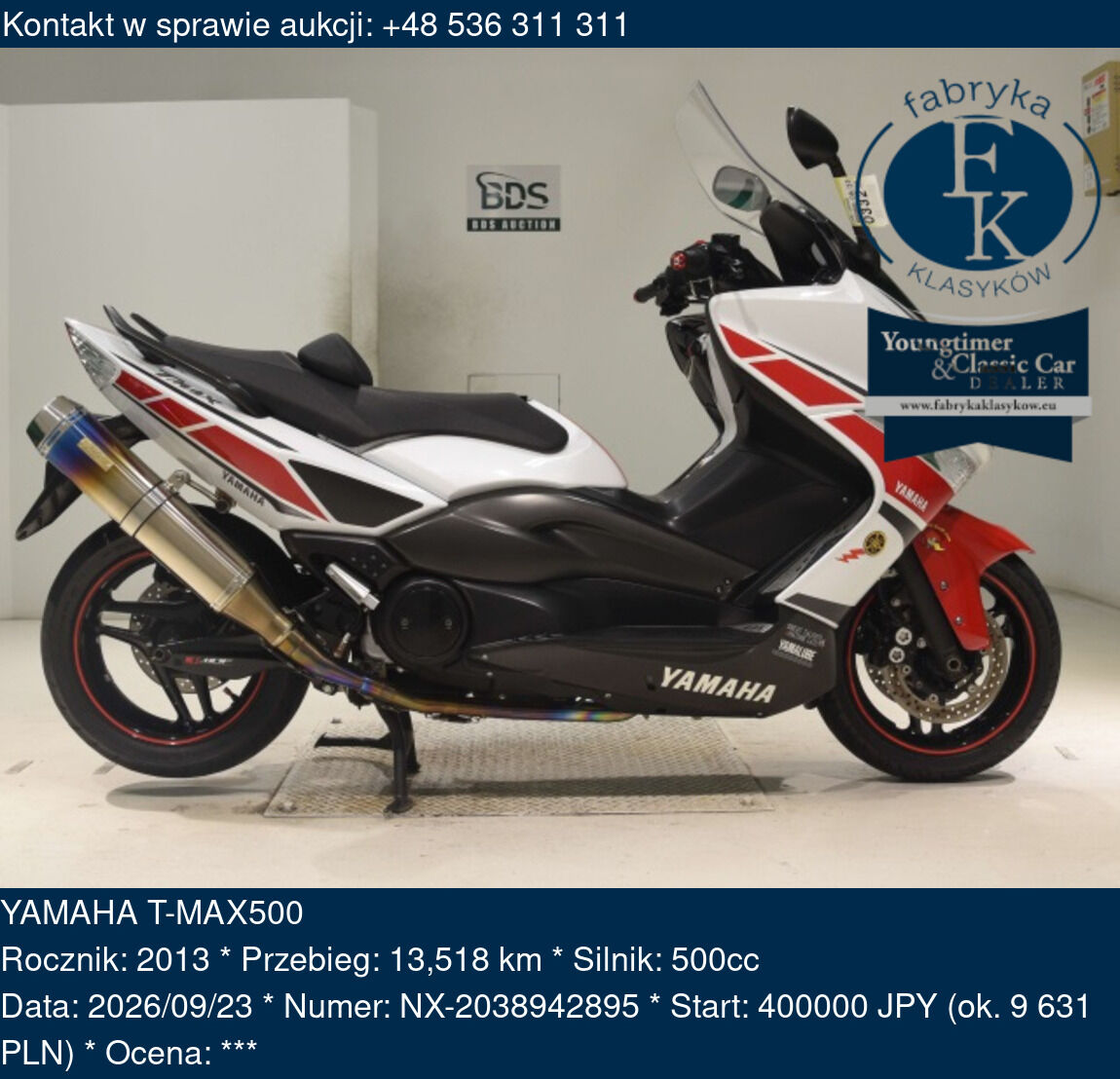 YAMAHA T-MAX500 2013 - zdjęcie 2