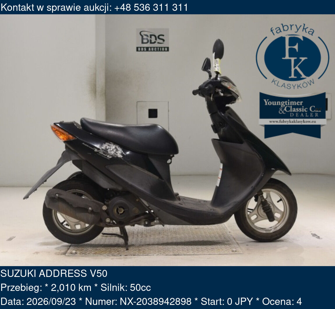 SUZUKI ADDRESS V50  - zdjęcie 2