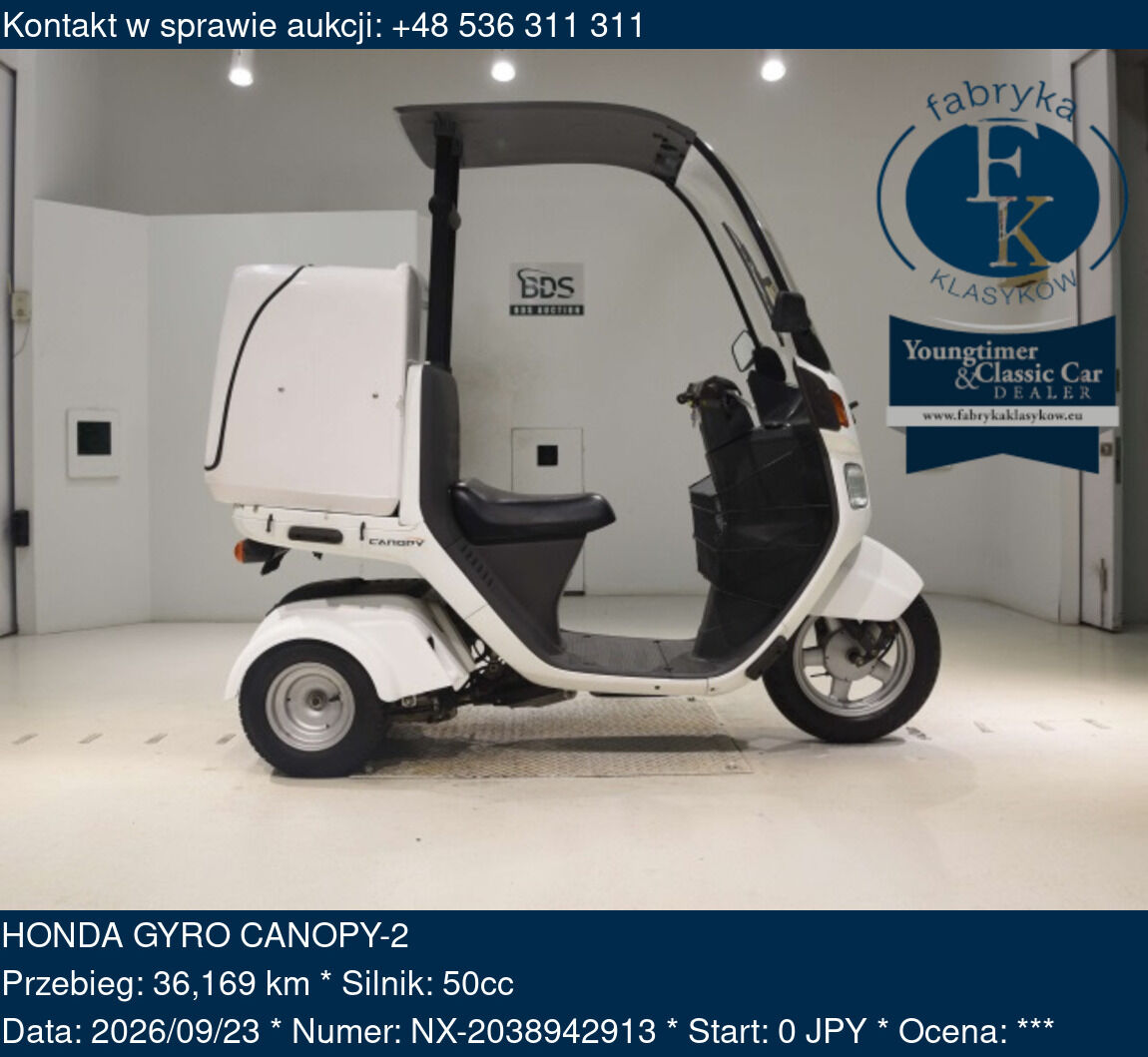 HONDA GYRO CANOPY-2  - zdjęcie 2