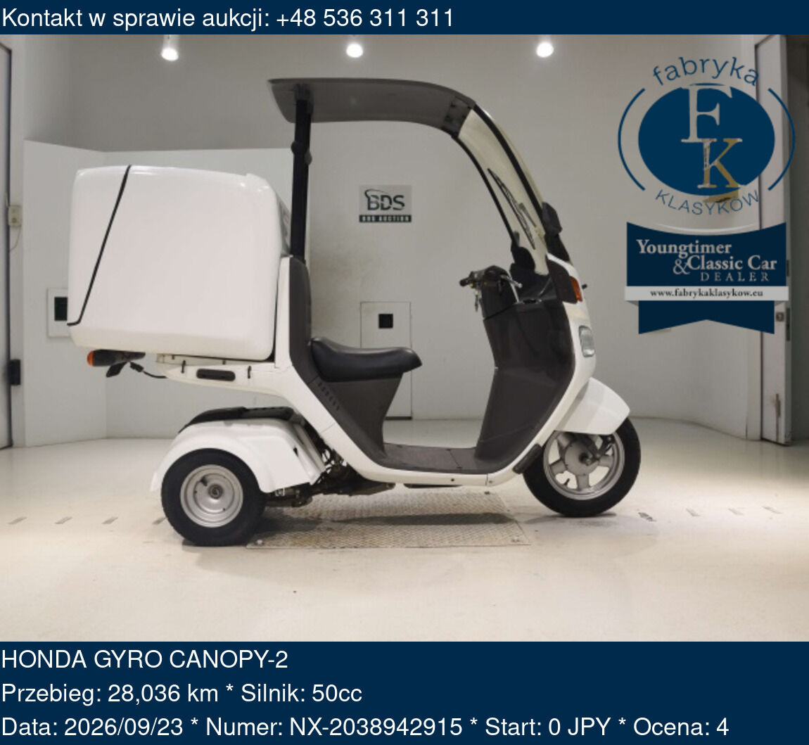 HONDA GYRO CANOPY-2  - zdjęcie 2