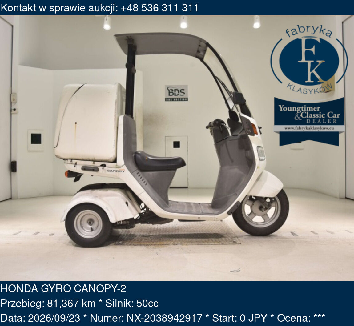 HONDA GYRO CANOPY-2  - zdjęcie 2