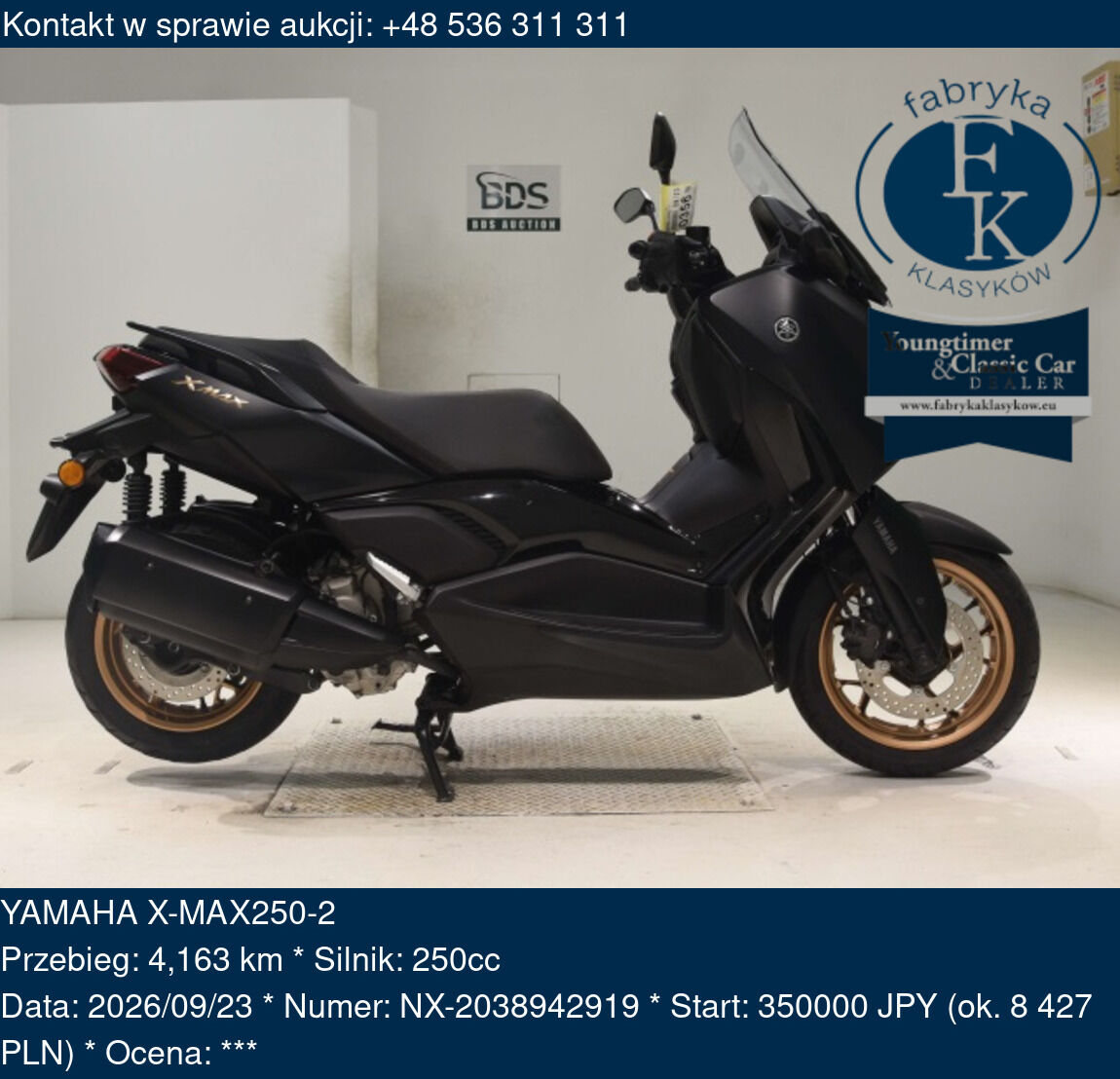 YAMAHA X-MAX250-2  - zdjęcie 2