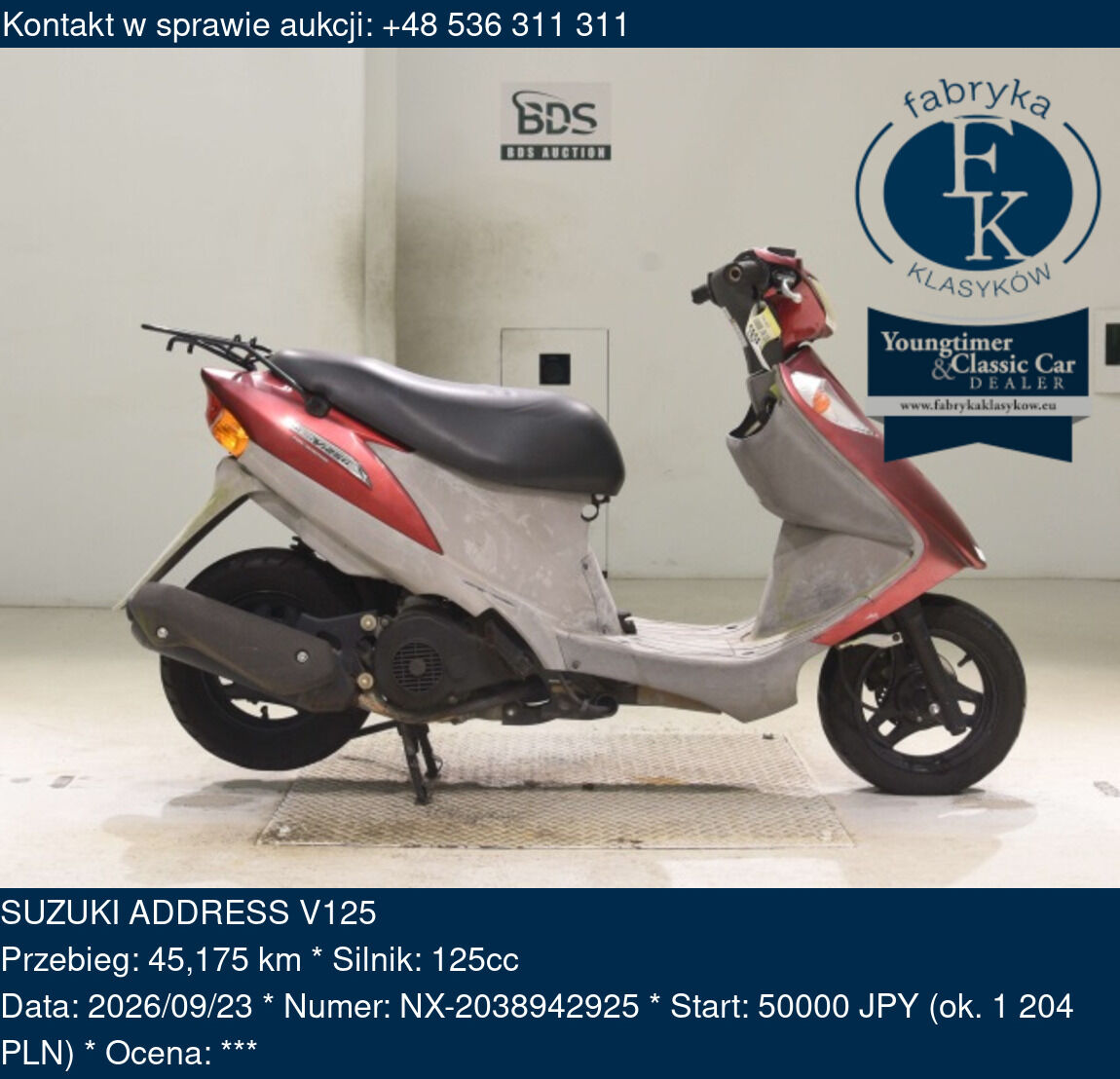 SUZUKI ADDRESS V125  - zdjęcie 2
