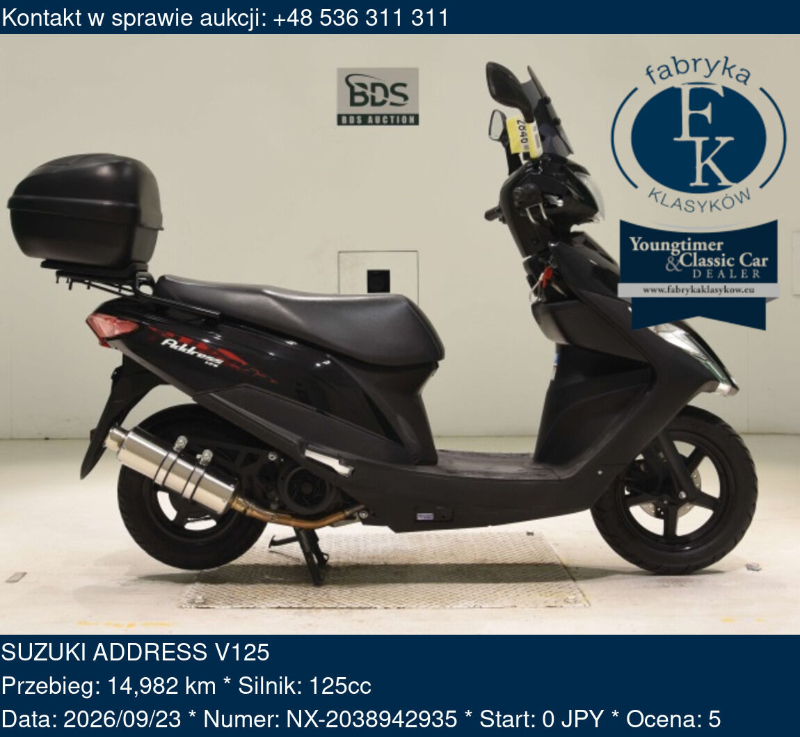 SUZUKI ADDRESS V125 - zdjęcie 2