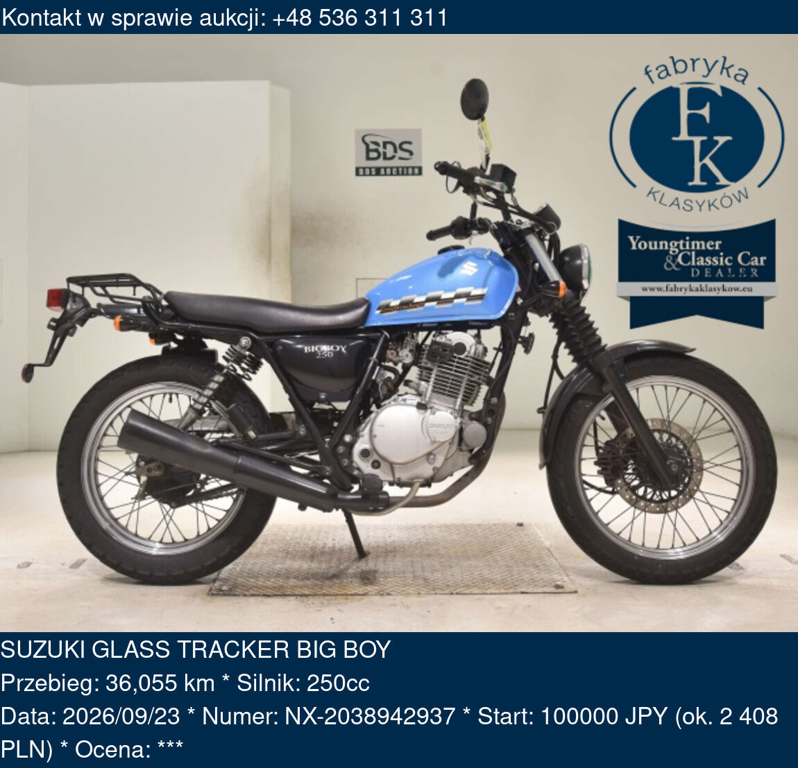SUZUKI GLASS TRACKER BIG BOY  - zdjęcie 2