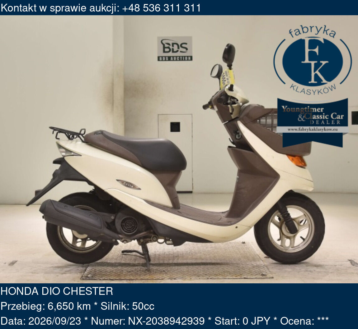 HONDA DIO CHESTER  - zdjęcie 2