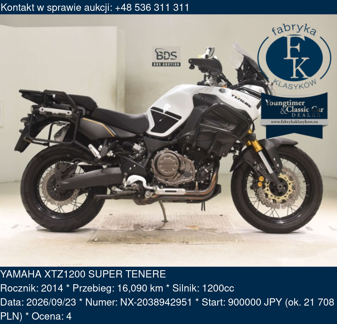 YAMAHA XTZ1200 SUPER TENERE 2014 - zdjęcie 2
