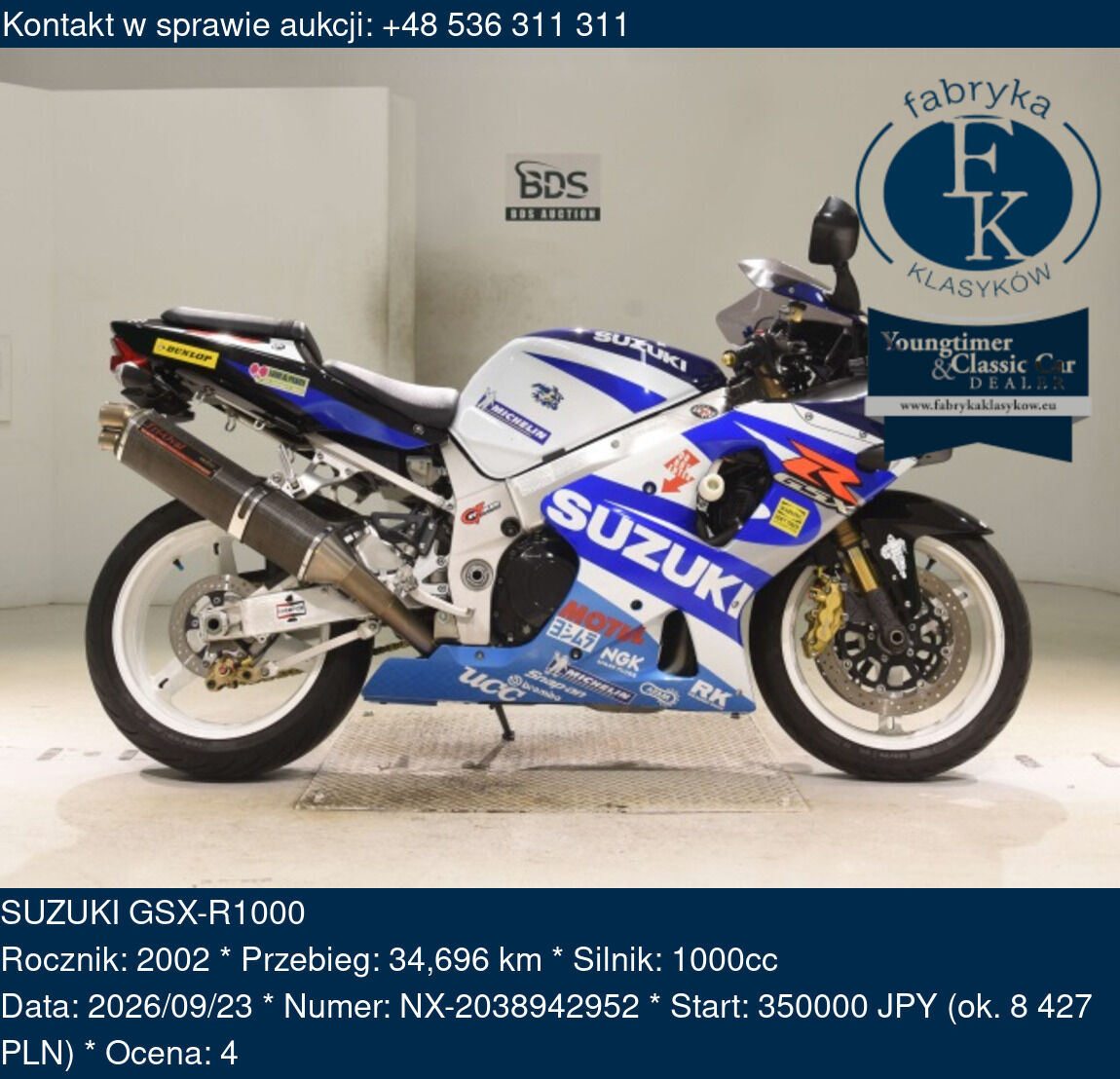 SUZUKI GSX-R1000 2002 - zdjęcie 2