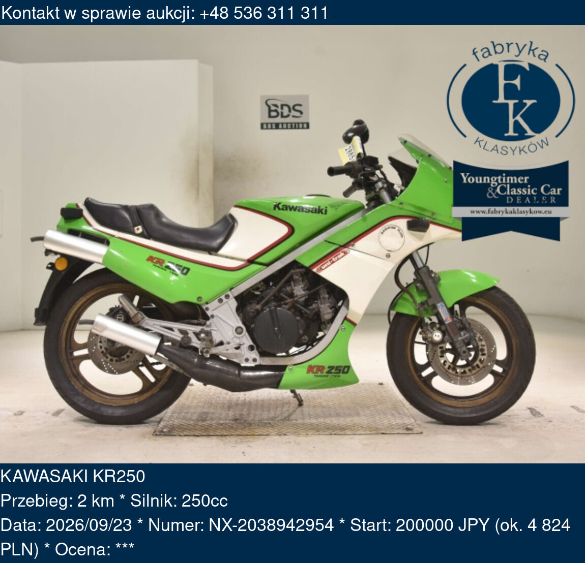 KAWASAKI KR250 - zdjęcie 2