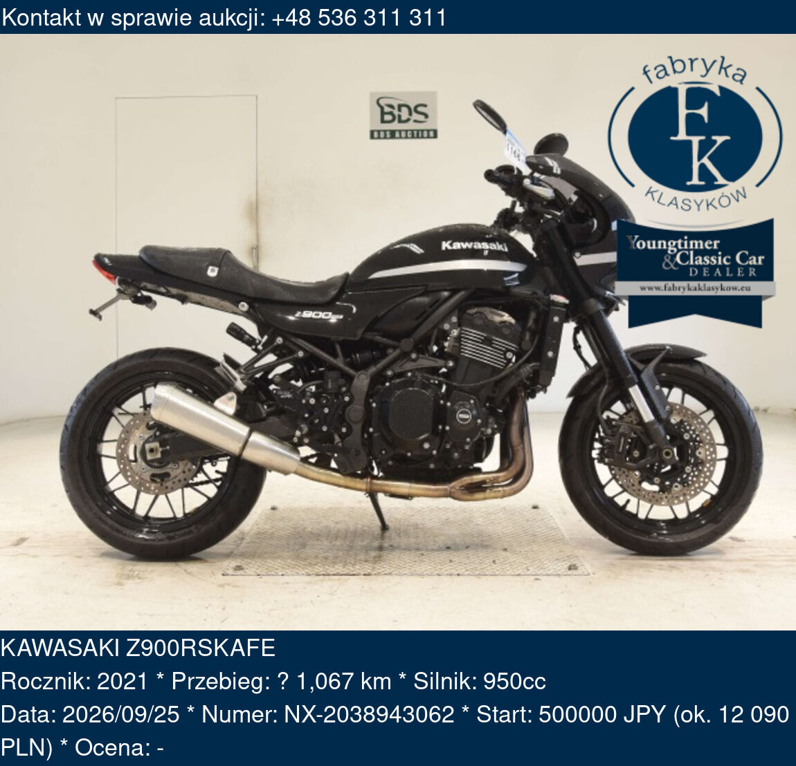 KAWASAKI Z900RSKAFE 2021 - zdjęcie 2