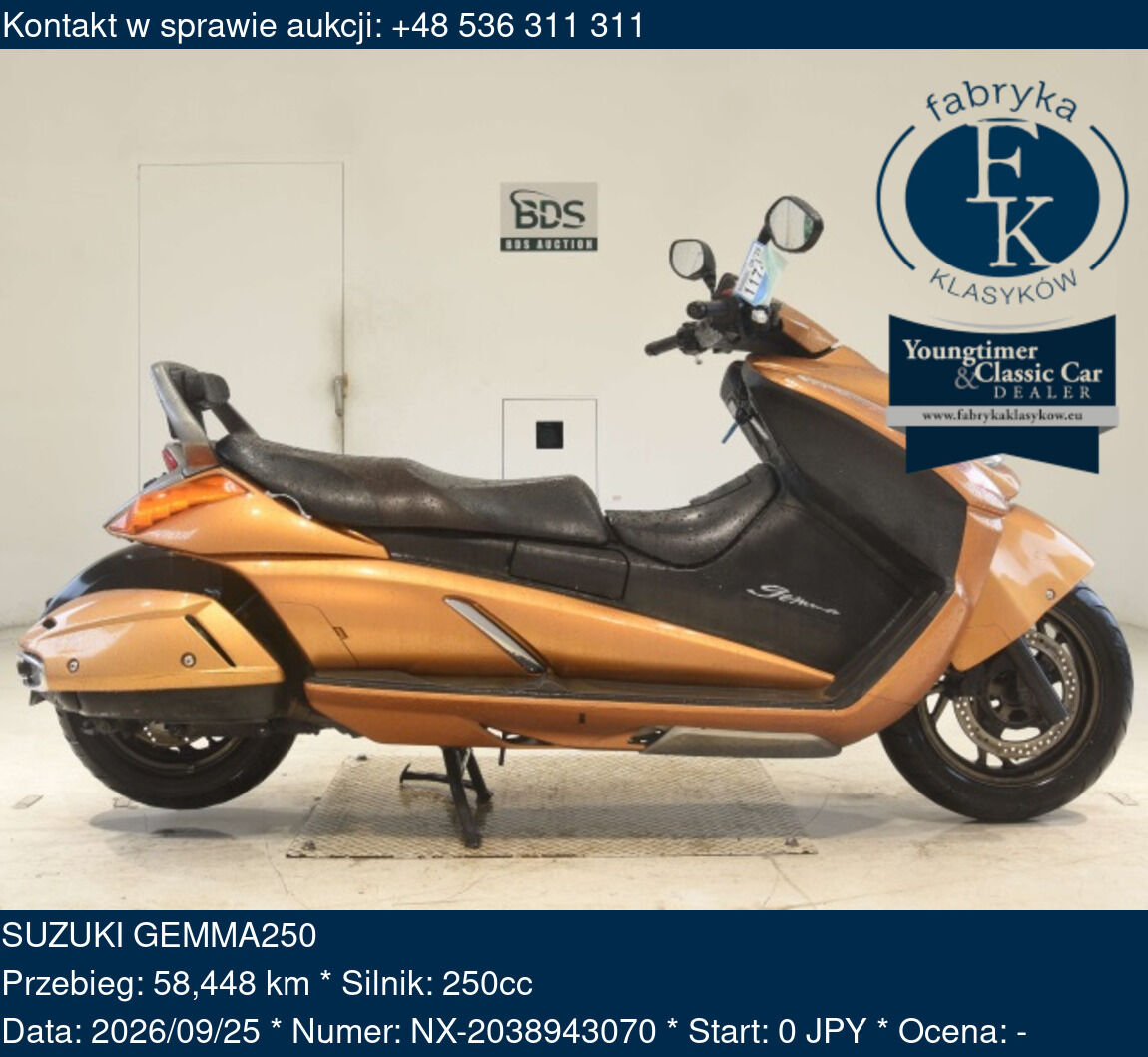 SUZUKI GEMMA250 - zdjęcie 2
