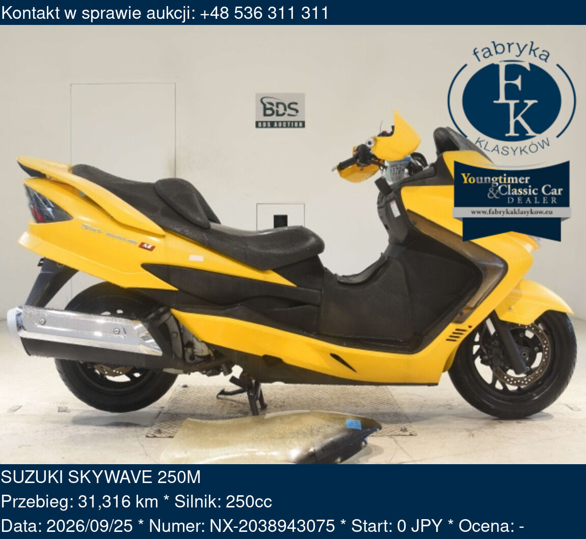 SUZUKI SKYWAVE 250M  - zdjęcie 2