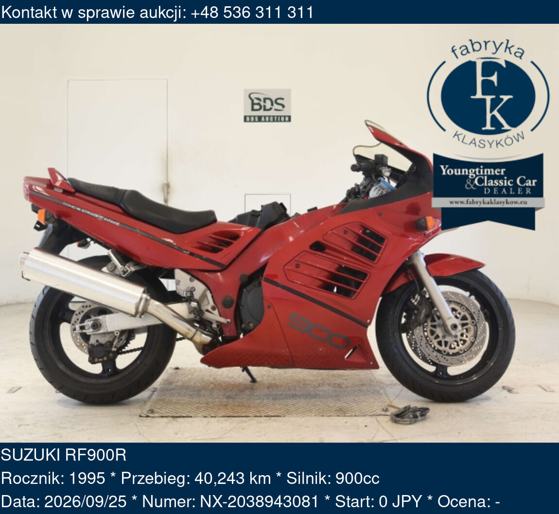 SUZUKI RF900R 1995 - zdjęcie 26