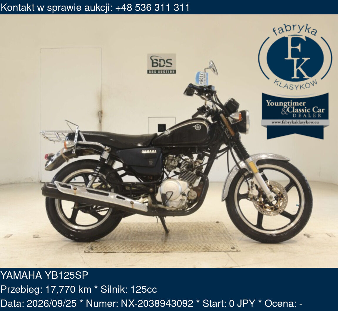 YAMAHA YB125SP  - zdjęcie 2