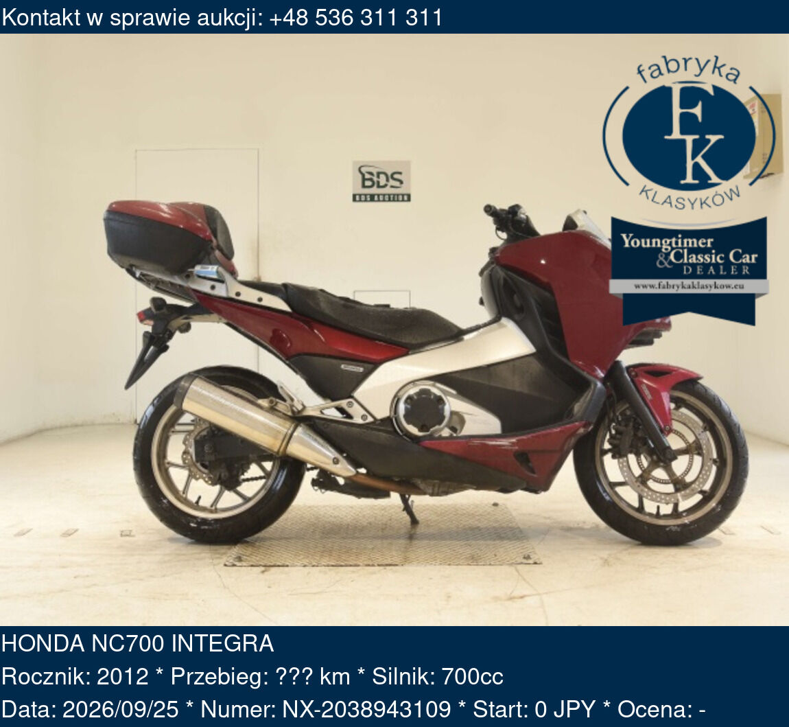 HONDA NC700 INTEGRA 2012 - zdjęcie 2