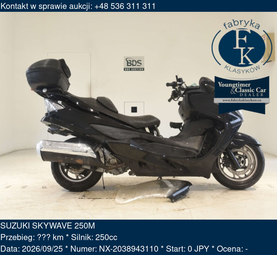 SUZUKI SKYWAVE 250M  - zdjęcie 2