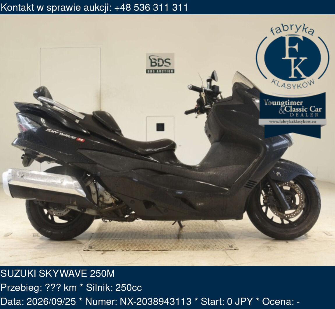 SUZUKI SKYWAVE 250M  - zdjęcie 2