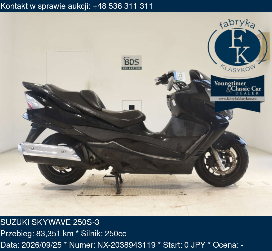 SUZUKI SKYWAVE 250S-3  - zdjęcie 2